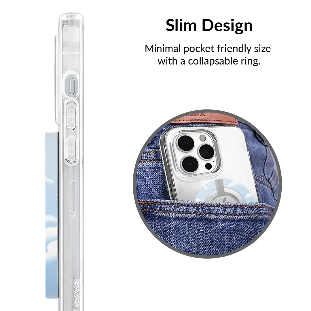 In the Clouds Stardust MagSafe Grip Ring