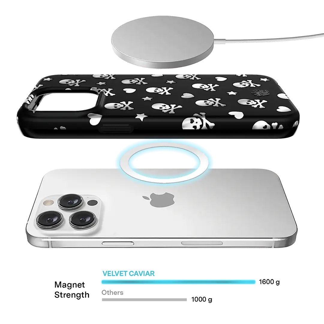 Chrome Skulls iPhone Case