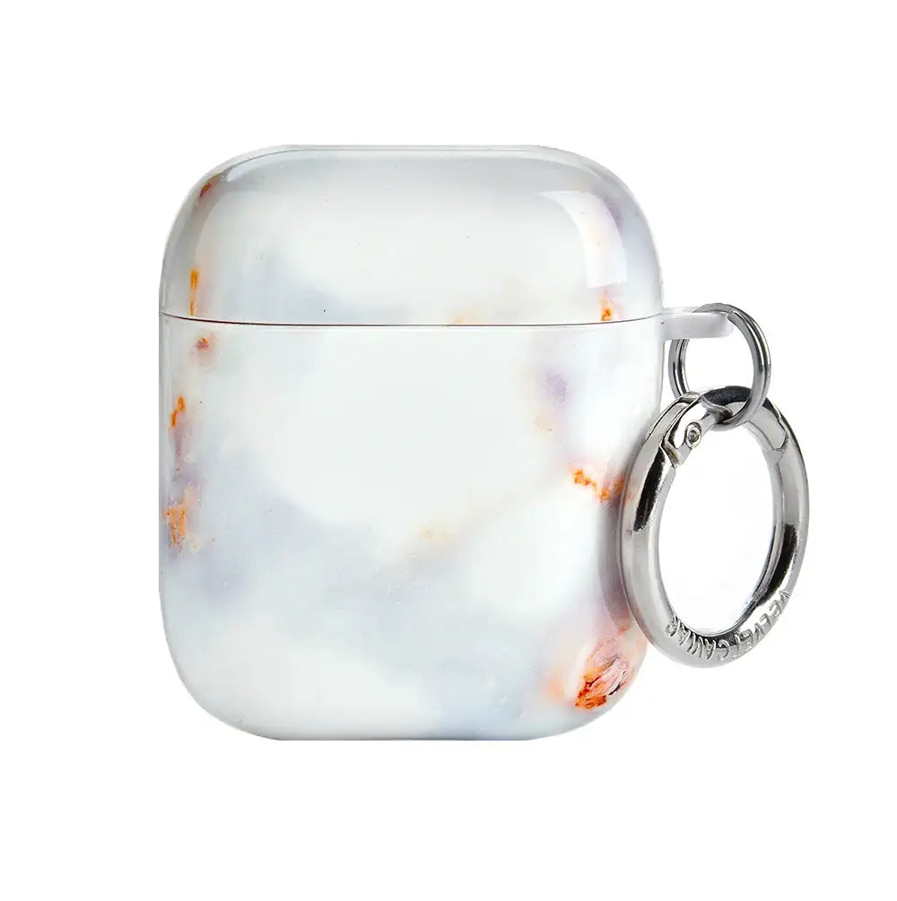 Grey Clouds Marble AirPods Case