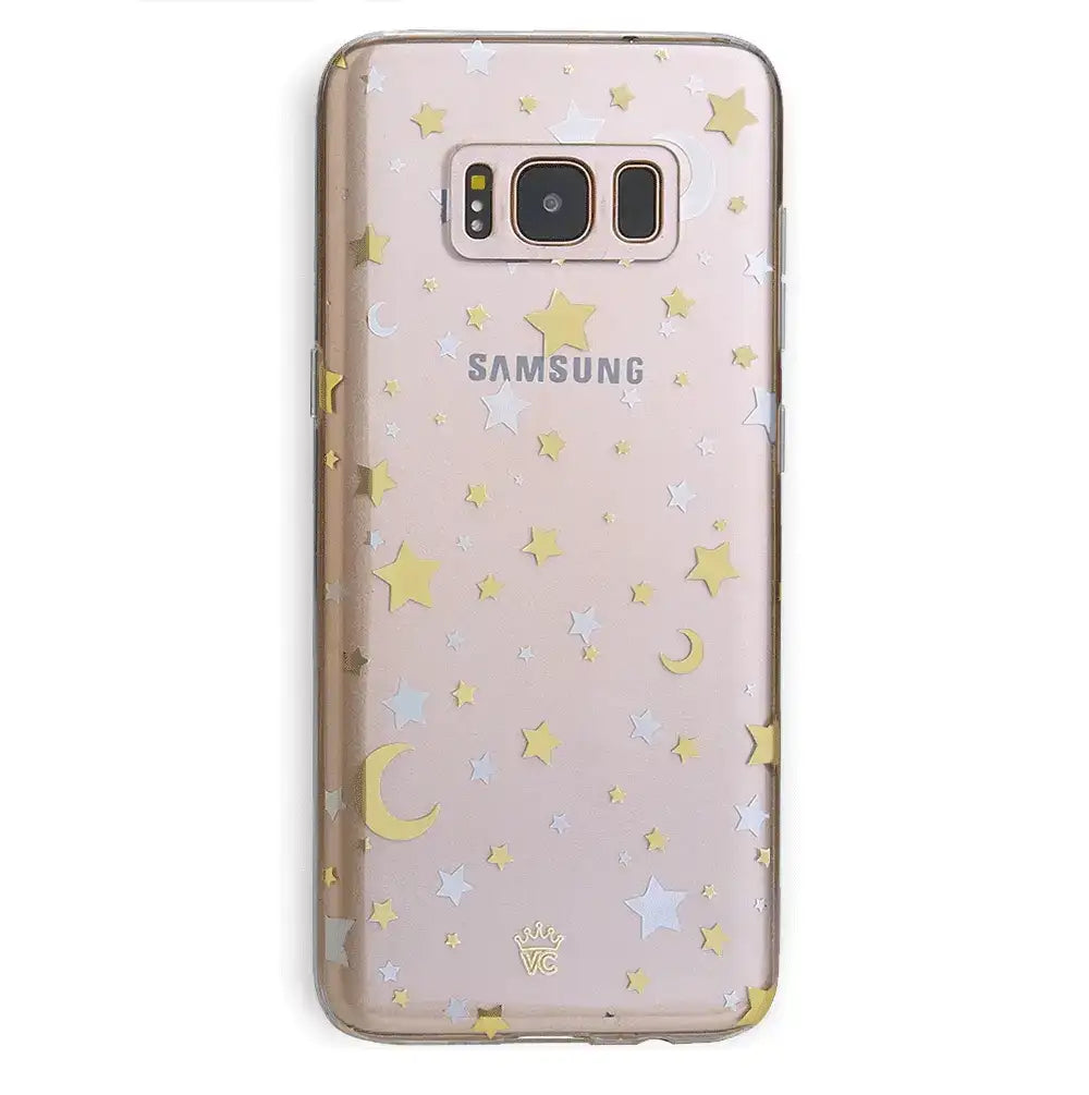 Starry Night Clear Samsung Case