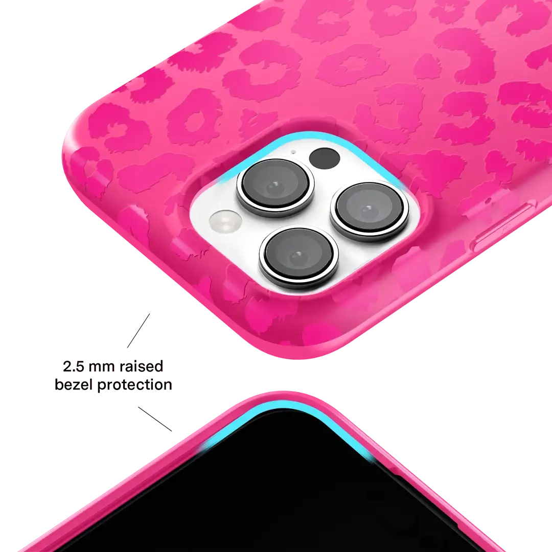 Even Hotter Pink Leopard iPhone Case