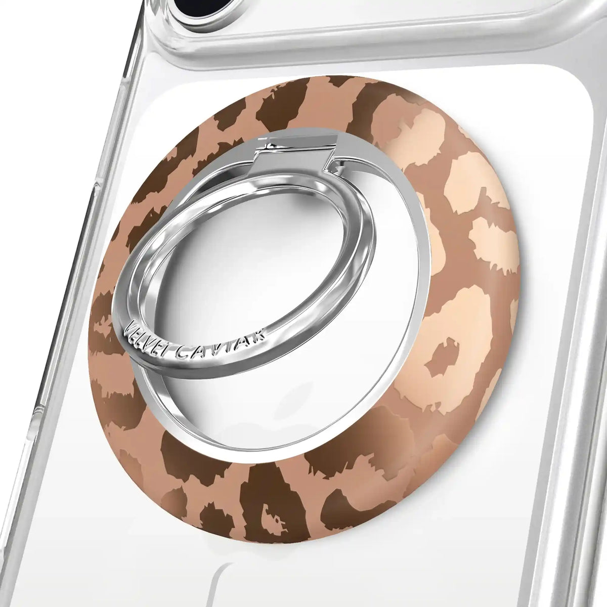 Bronze Chrome Leopard MagSafe Grip Ring