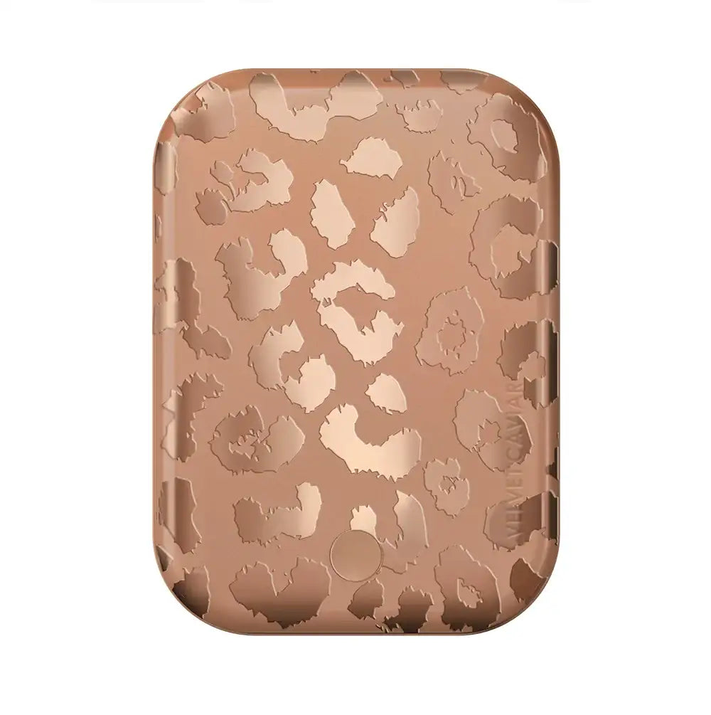 Bronze Leopard Portable MagSafe Charger Power Pack