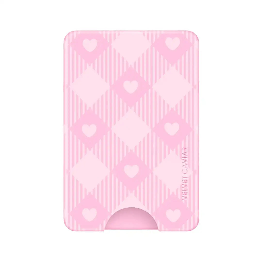 Dolly Pink Gingham MagSafe Wallet