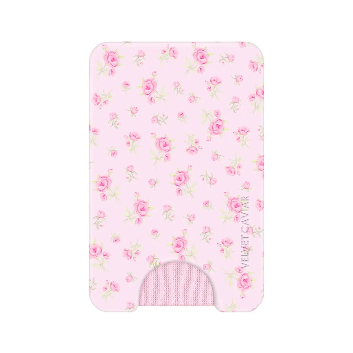 Dainty Pink Floral MagSafe Wallet