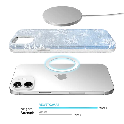 Snow Angel Glitter iPhone Case