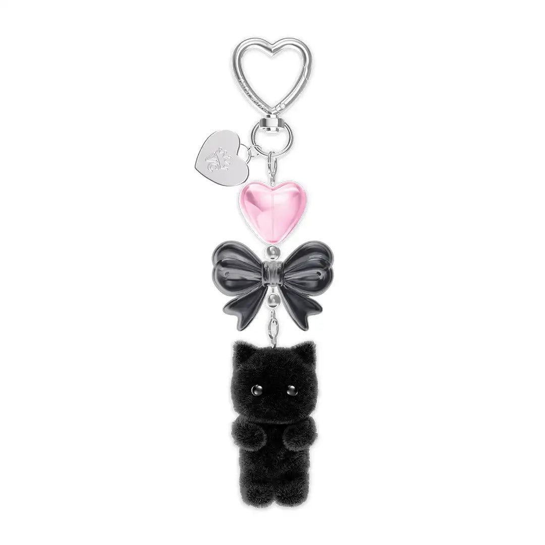 Black Cat Bag Charm