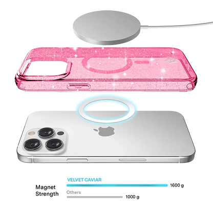 Pink Stardust Glitter iPhone Case