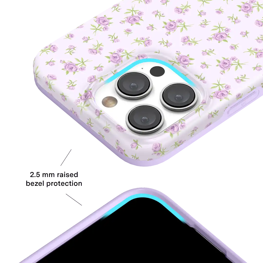 Dainty Lilac Floral iPhone Case