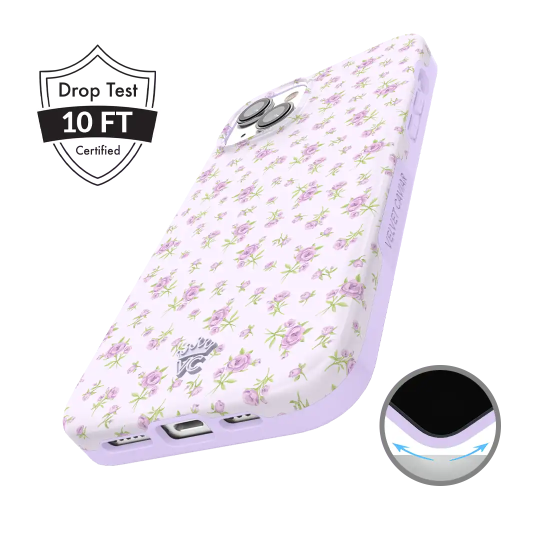 Dainty Lilac Floral iPhone Case