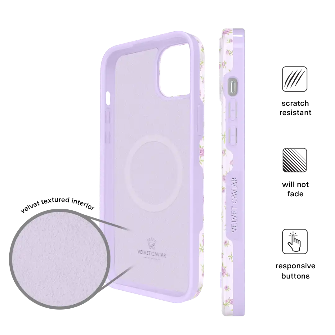 Dainty Lilac Floral iPhone Case