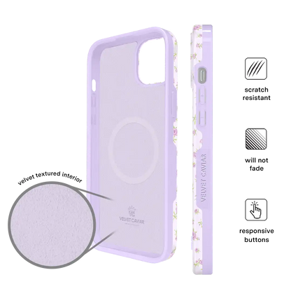 Dainty Lilac Floral iPhone Case