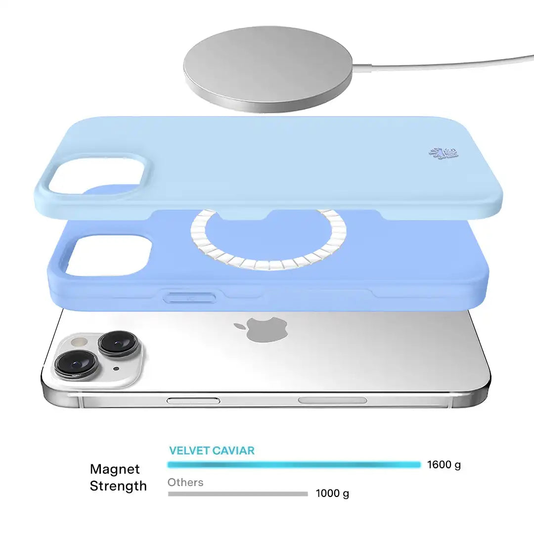 Cotton Candy Blue iPhone Case