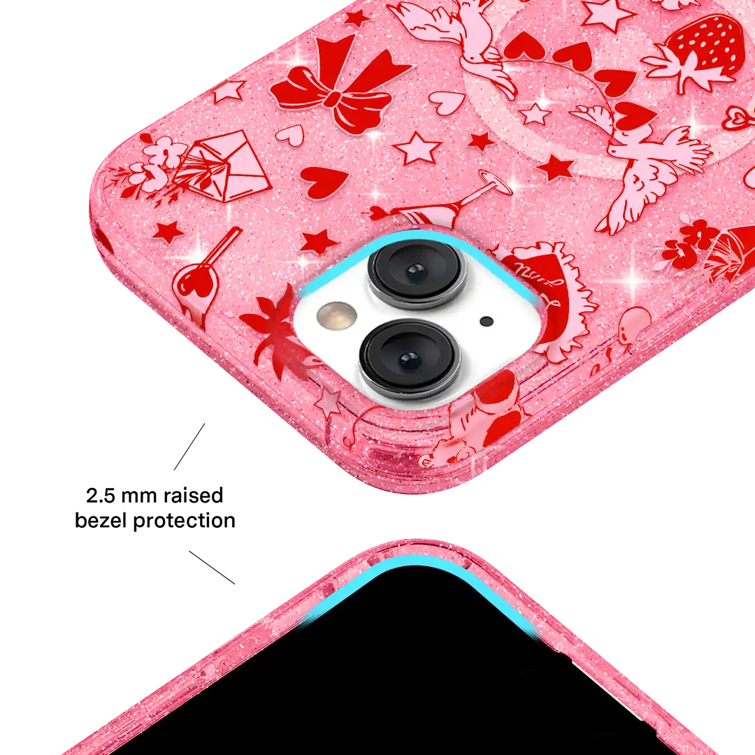 Be Mine Glitter iPhone Case