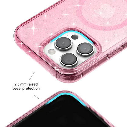 Pink Stardust Glitter iPhone Case