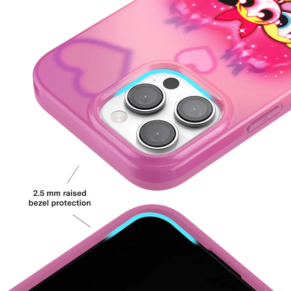 The Powerpuff Girls Airbrush Hearts iPhone Case