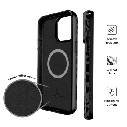 Black Leopard iPhone Case