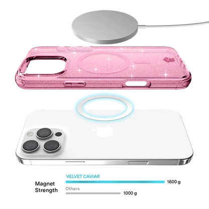 Pink Stardust Glitter iPhone Case