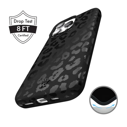 Black Leopard iPhone Case