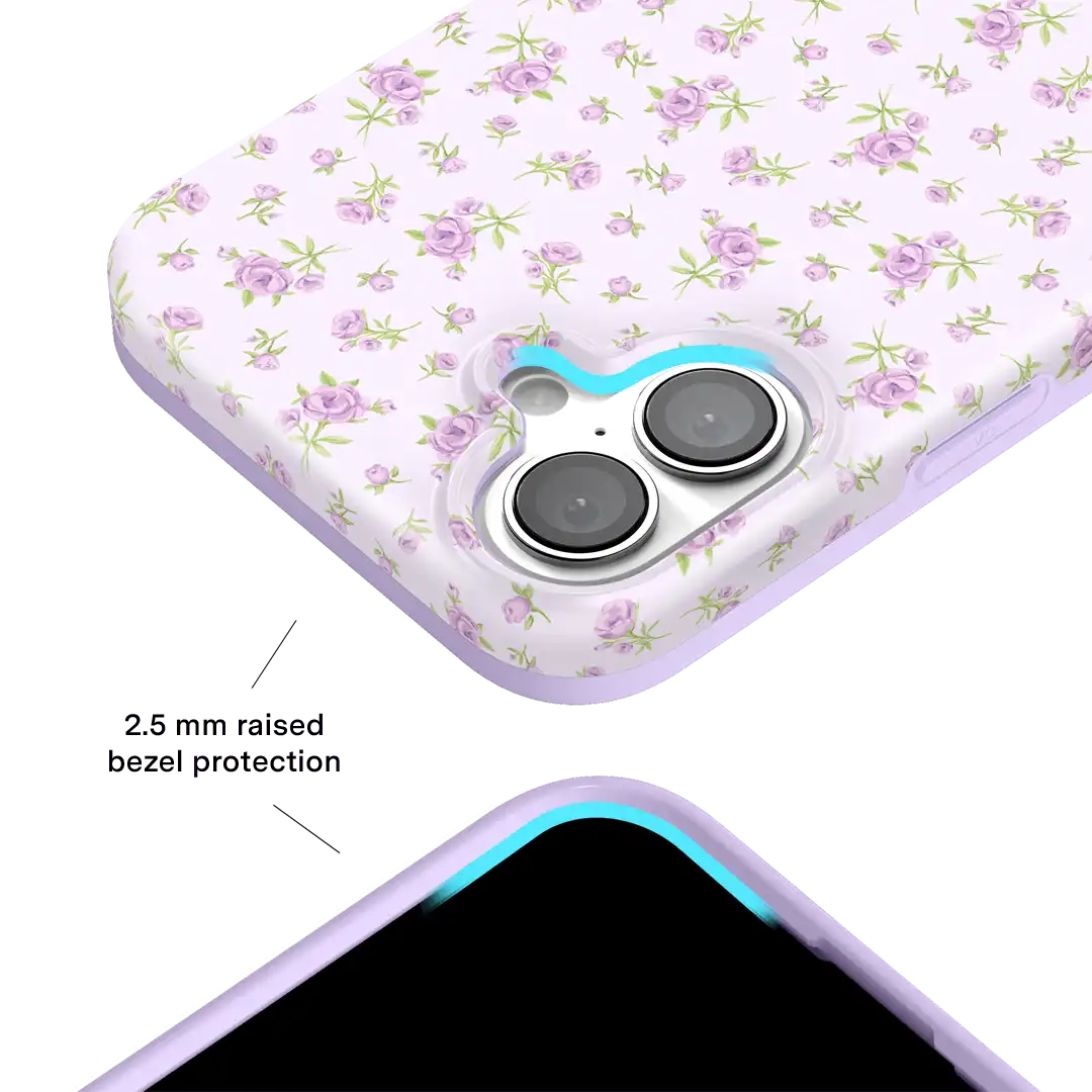 Dainty Lilac Floral iPhone Case