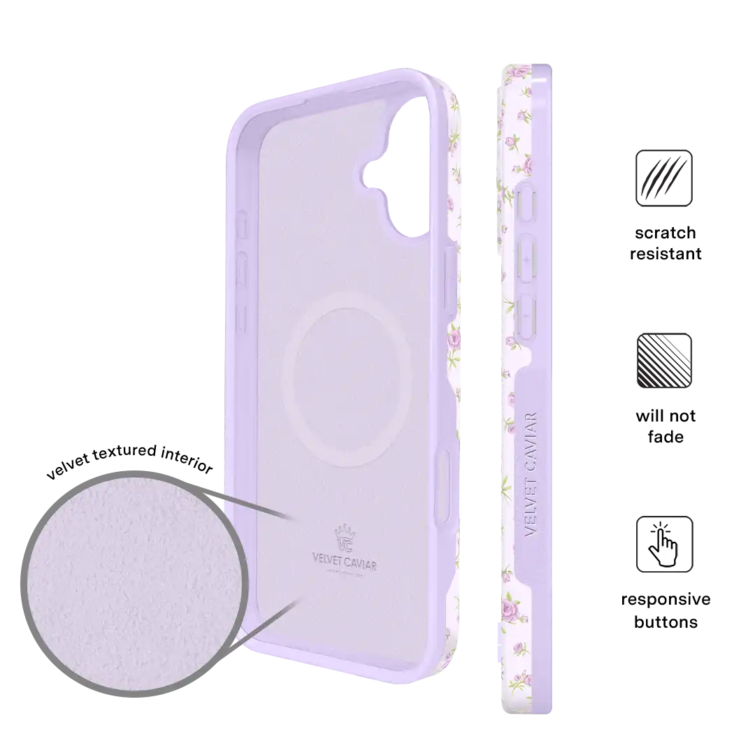 Dainty Lilac Floral iPhone Case