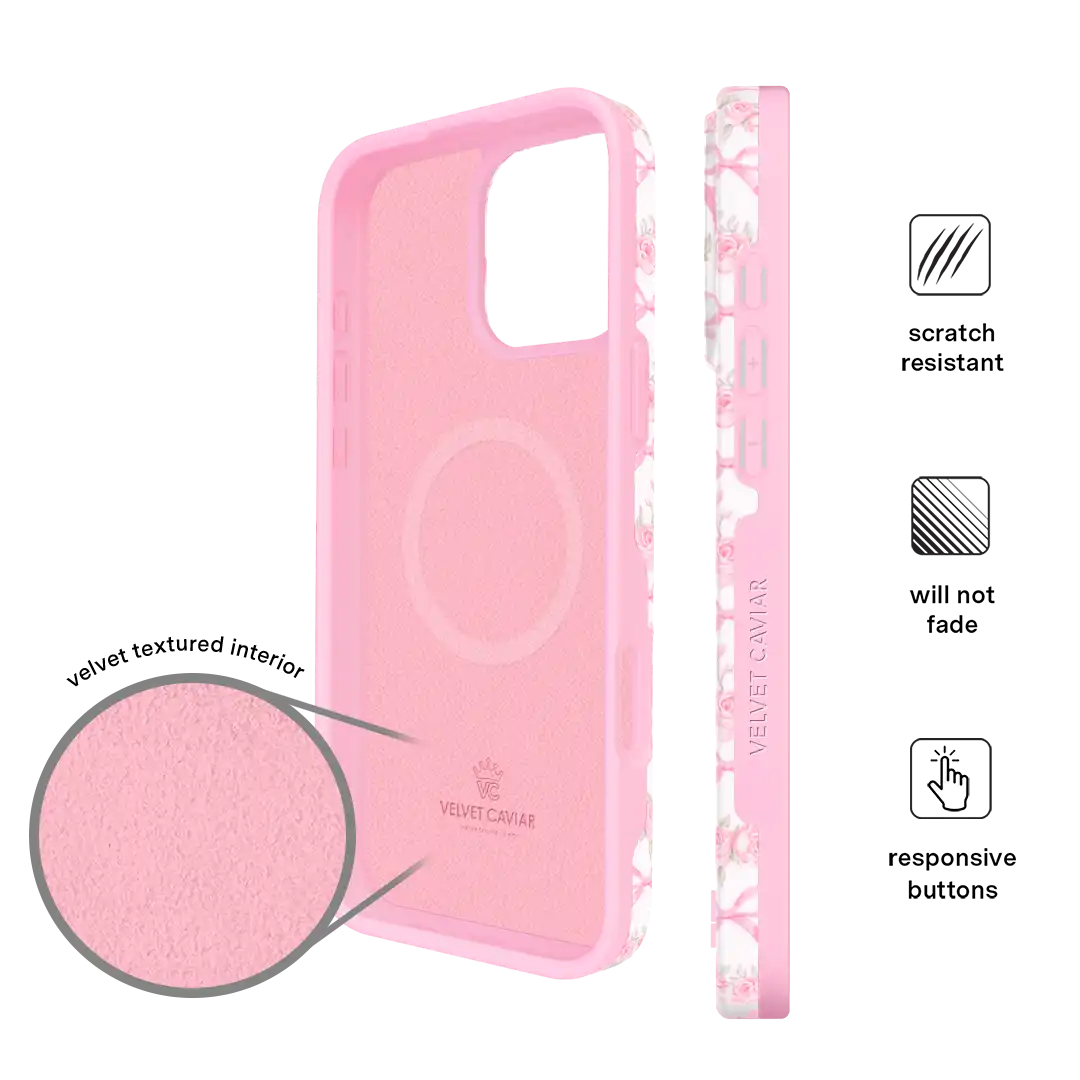 Lovely Pink Bows iPhone Case
