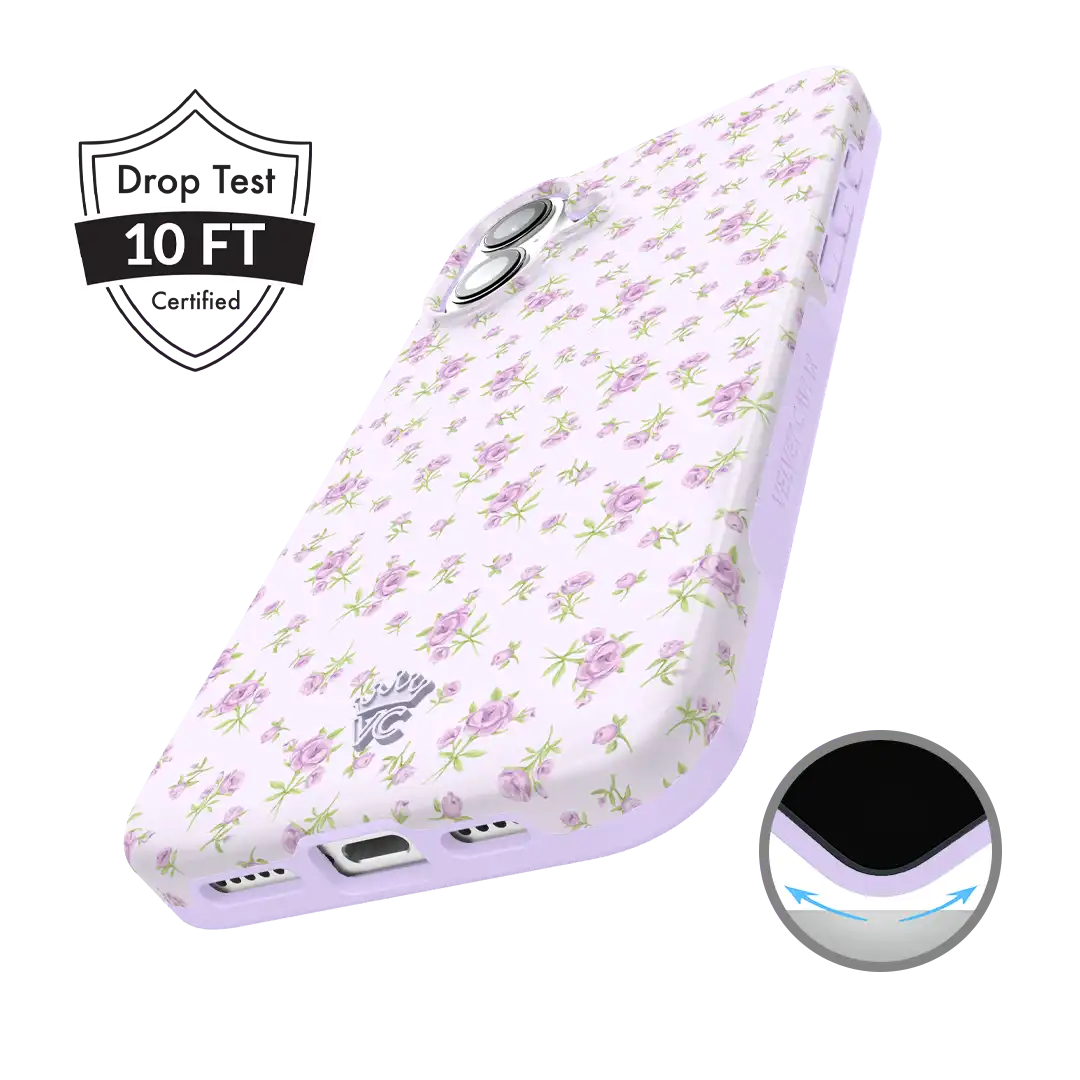 Dainty Lilac Floral iPhone Case