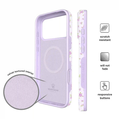 Dainty Lilac Floral iPhone Case