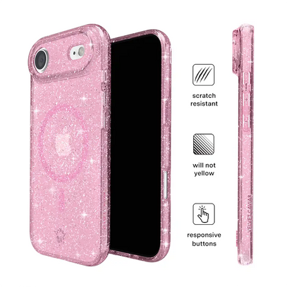 Pink Stardust Glitter iPhone Case