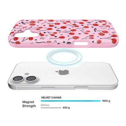 Sour Cherry Skulls iPhone Case
