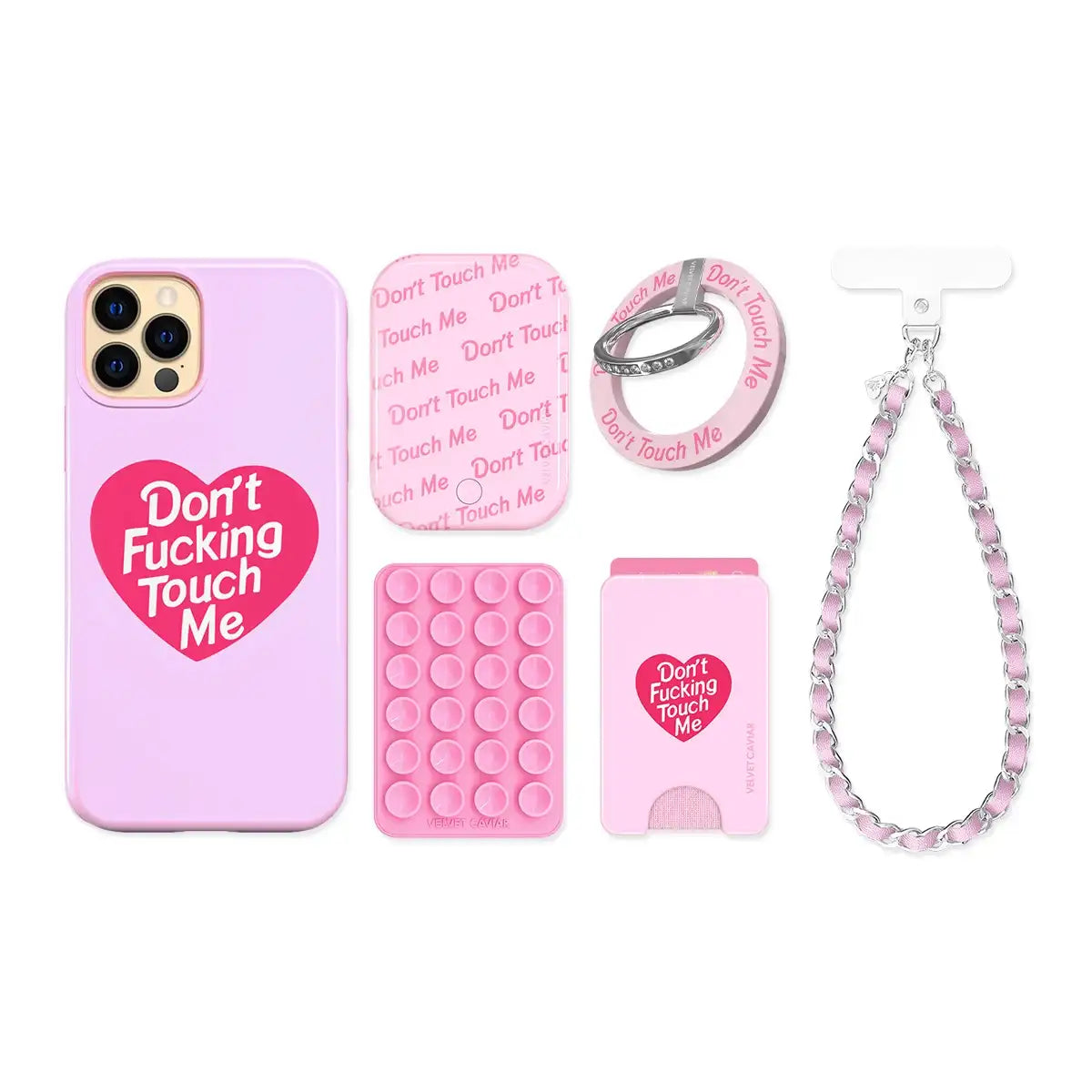 Don't F Touch Me iPhone Bundle Set