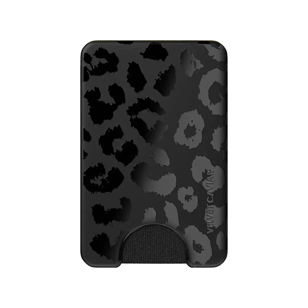 Black Leopard MagSafe Wallet