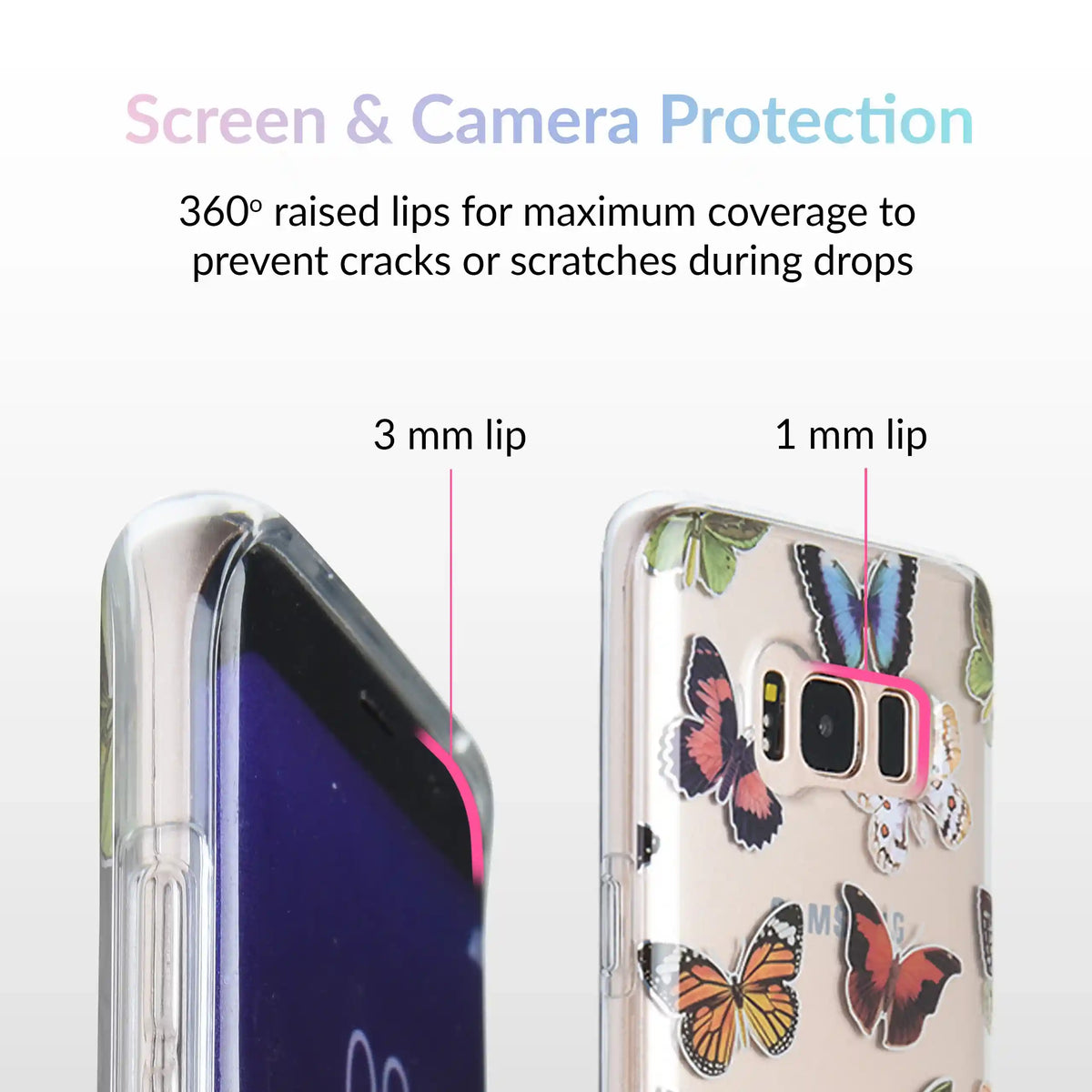 Vintage Butterfly Samsung Galaxy Clear Case
