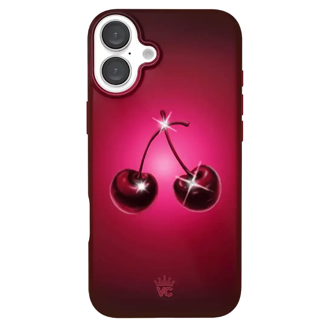 Black Cherry Crystal iPhone Case