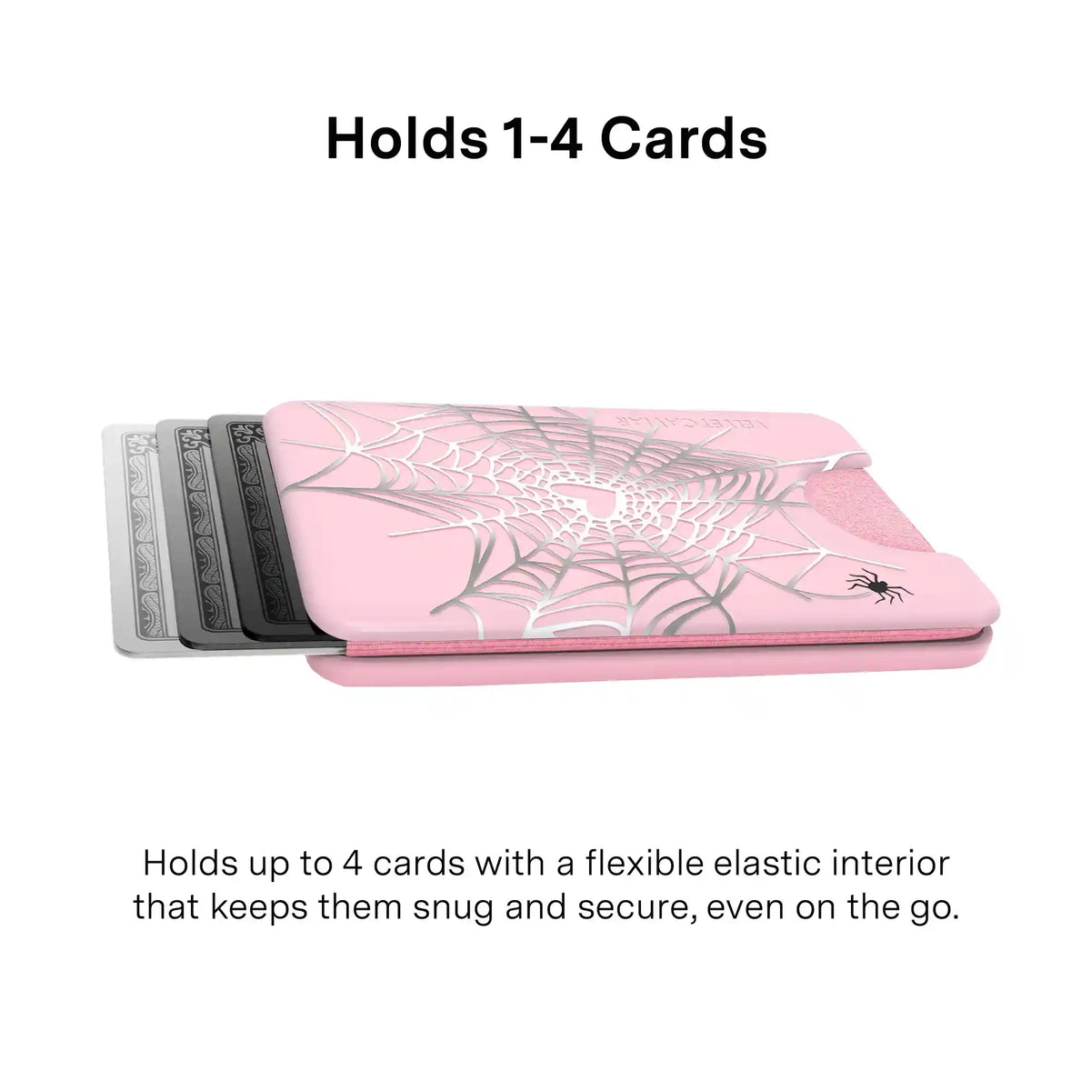 Widow’s Web Chrome MagSafe Wallet