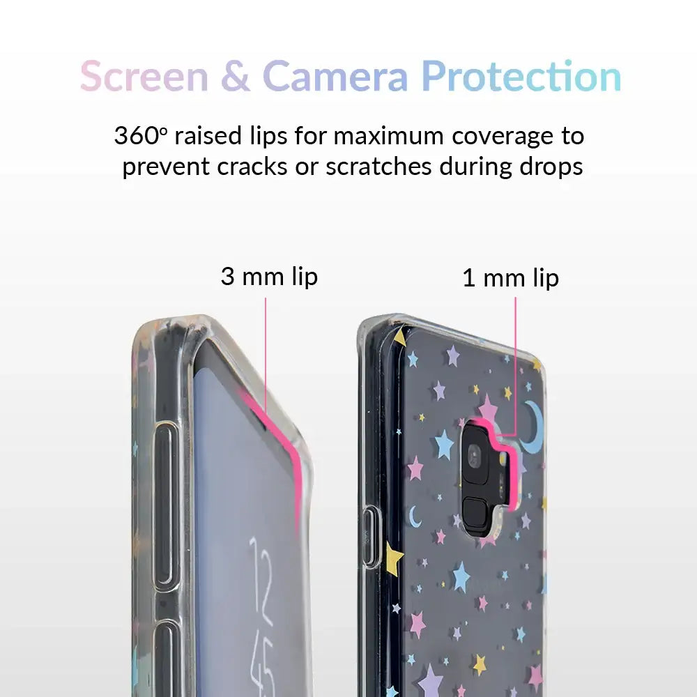 Pastel Starry Night Clear Samsung Case