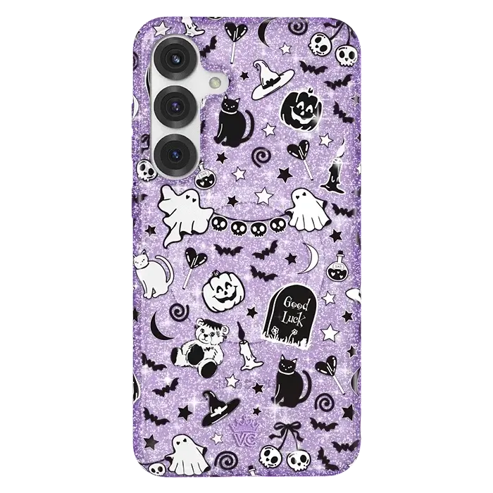 Witchy Lilac Glitter Samsung Case
