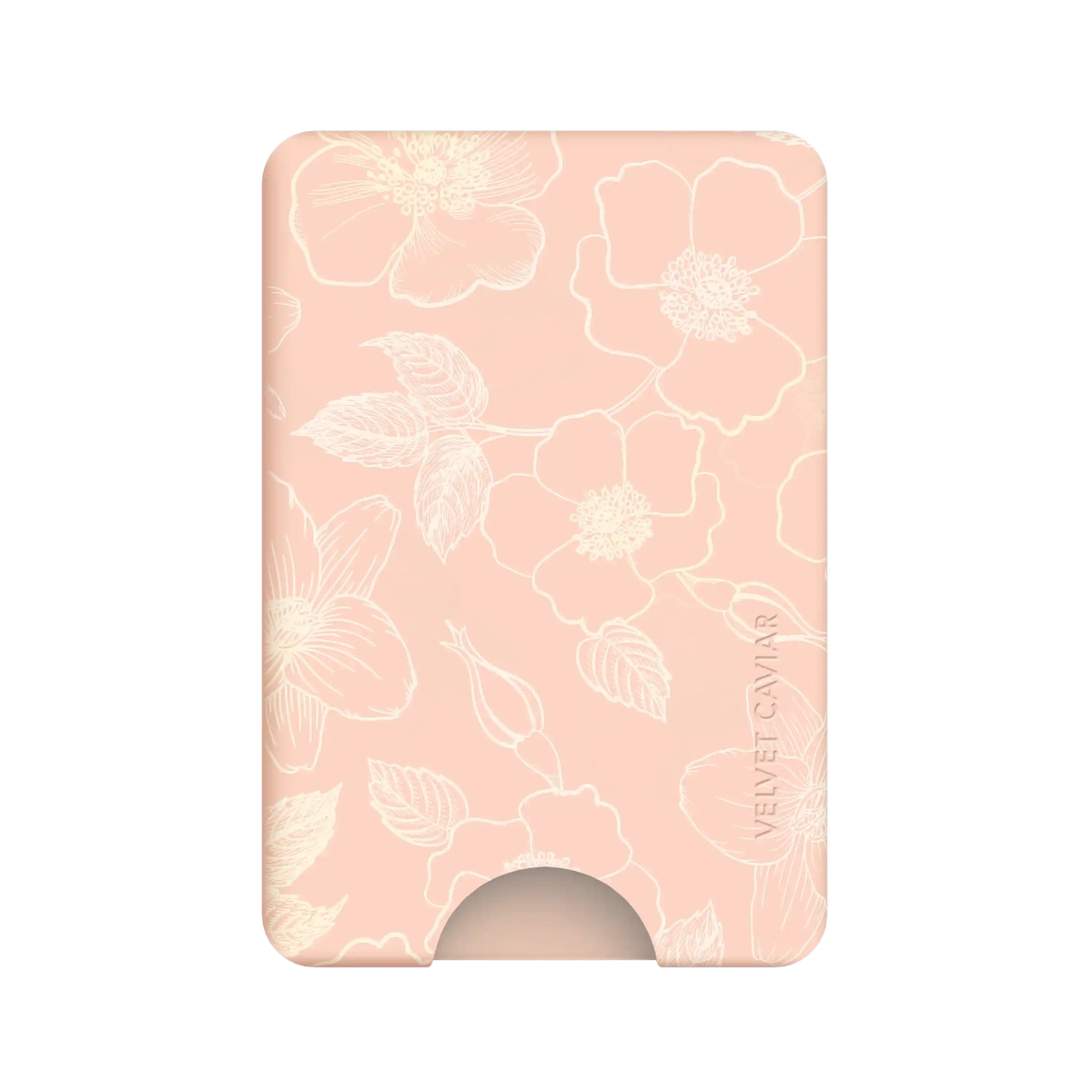 Peach Blossom Magsafe Wallet