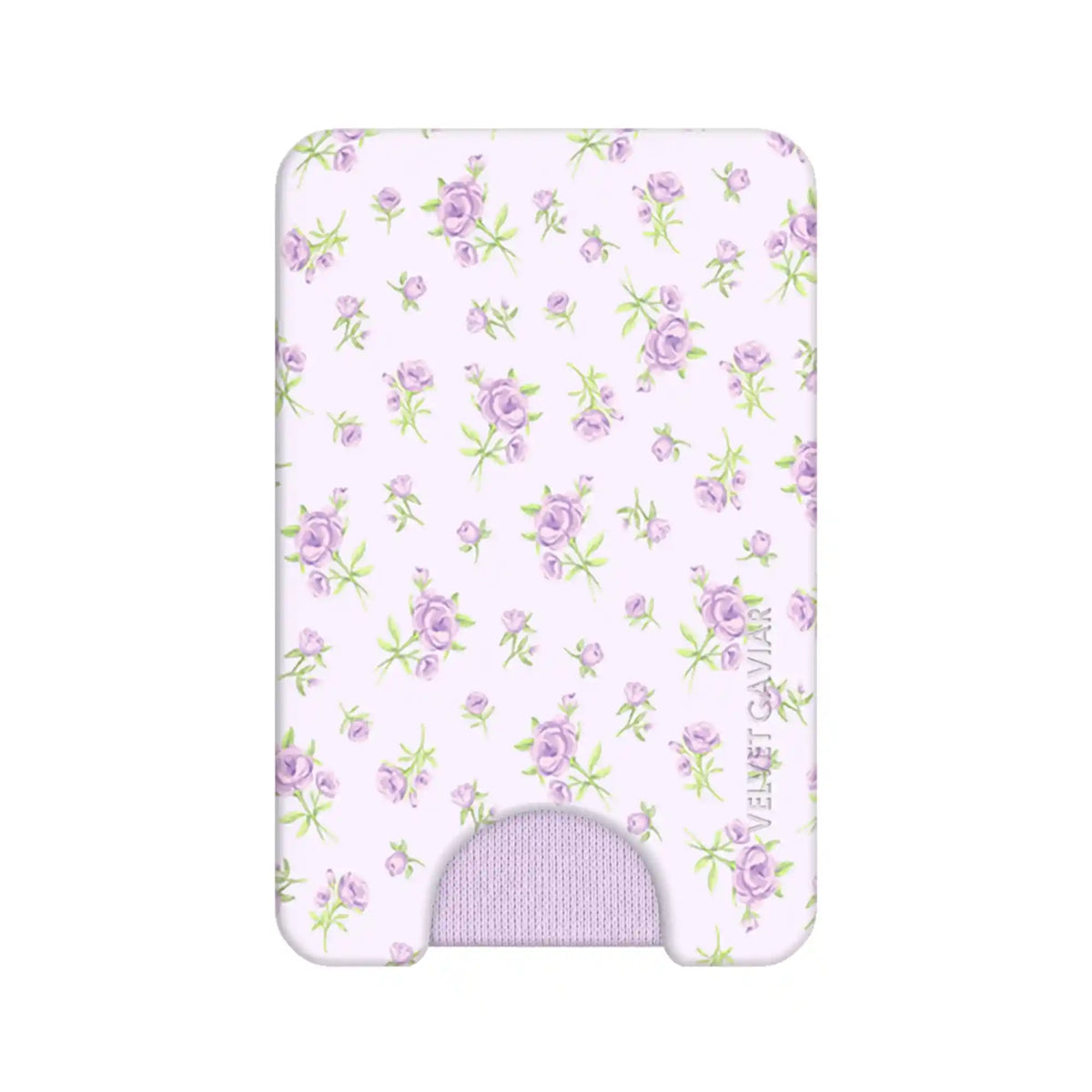 Dainty Lilac Floral MagSafe Wallet