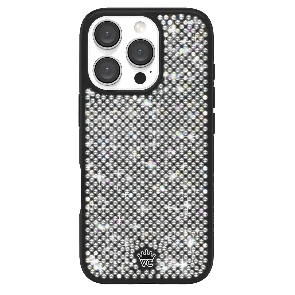 Black Caviar Crystals iPhone Case