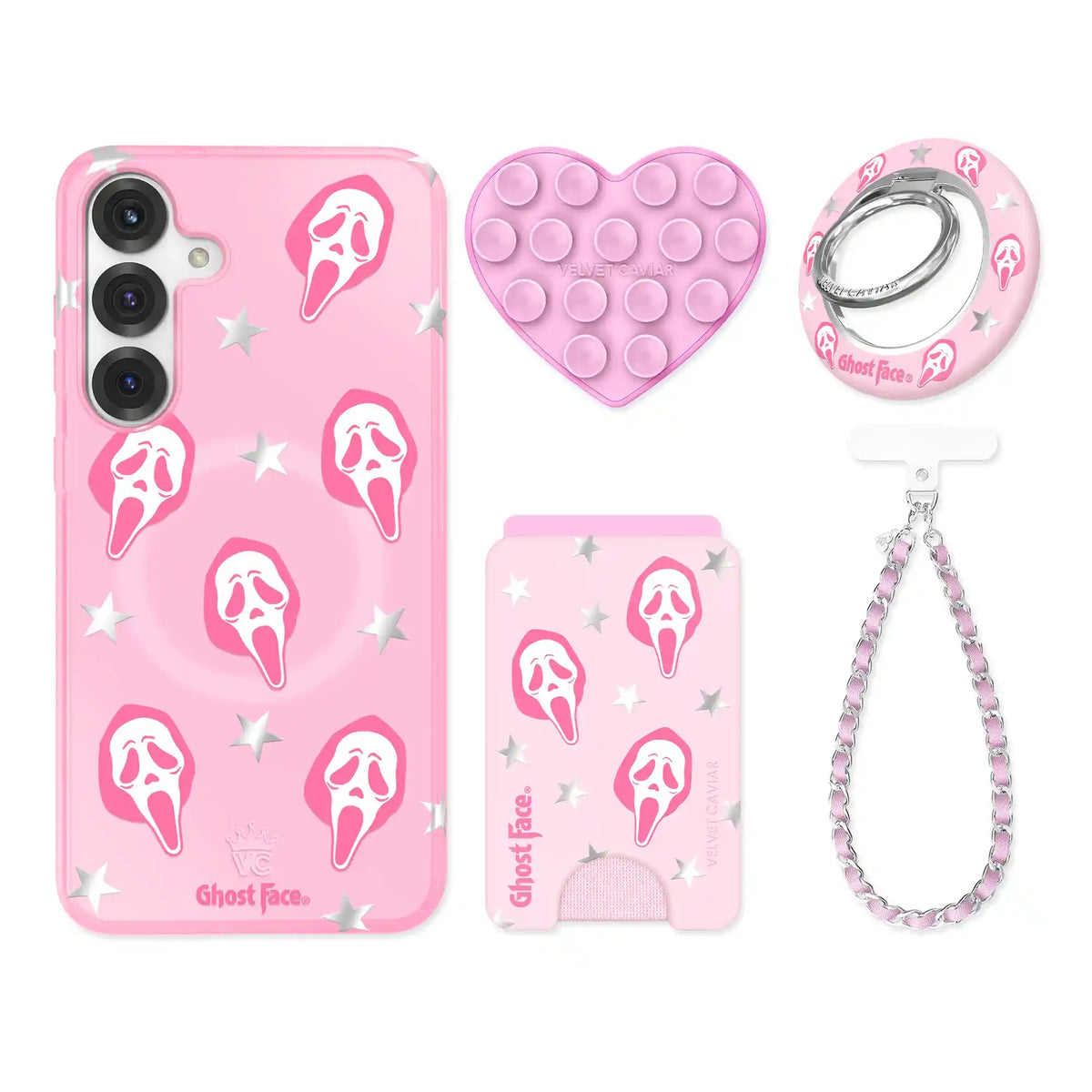 Ghost Face Call Me Pink Samsung Bundle Set