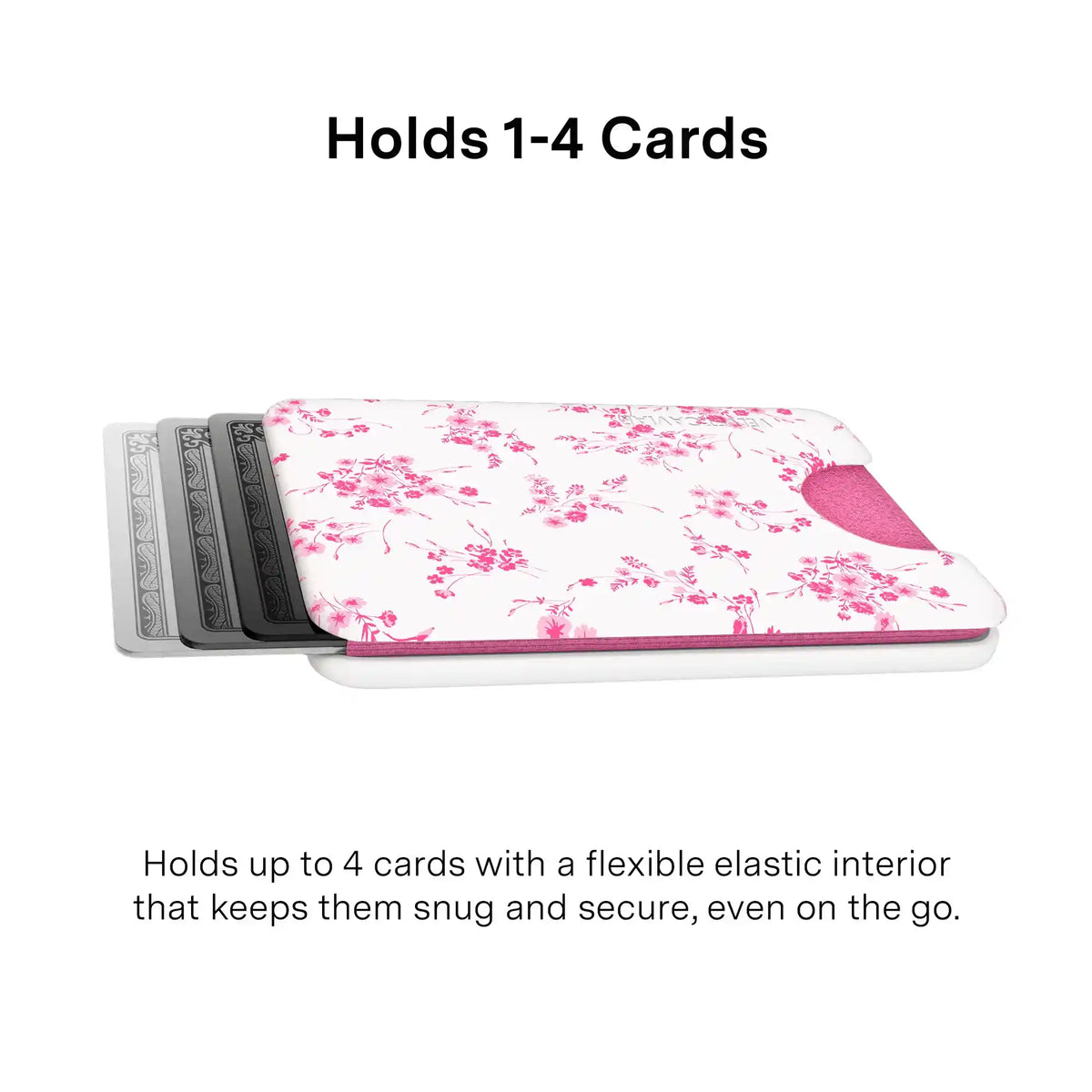 French Rose Floral MagSafe Wallet