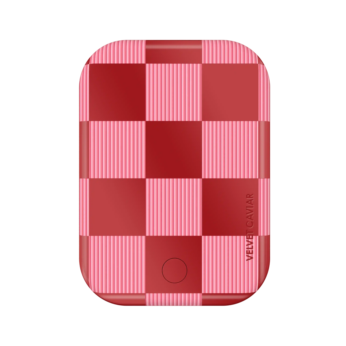Rose Vibe Checkered Portable MagSafe Charger Power Pack