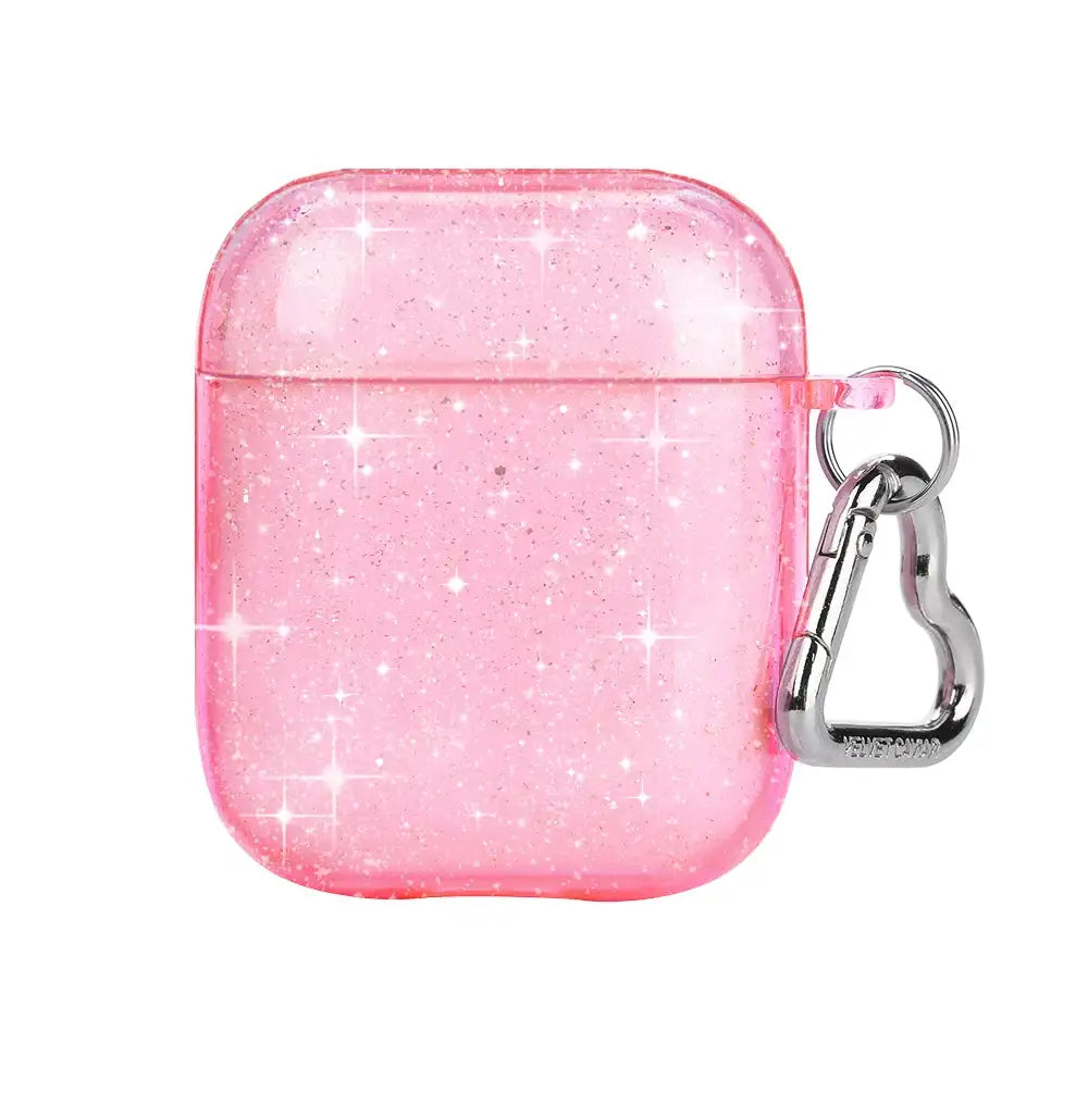 Pink Stardust Glitter AirPod Case