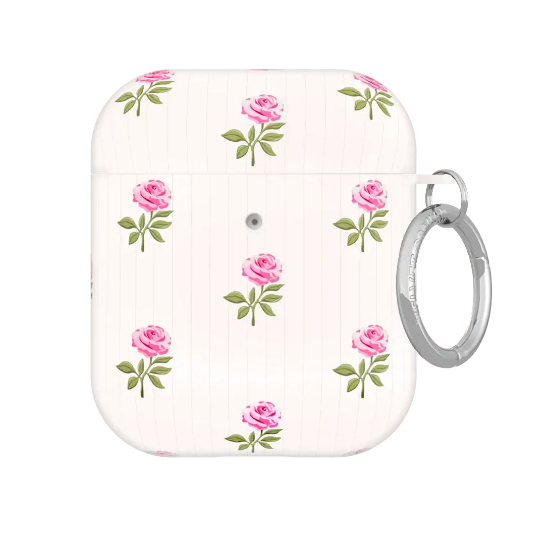 Pink Peony Floral AirPod Case