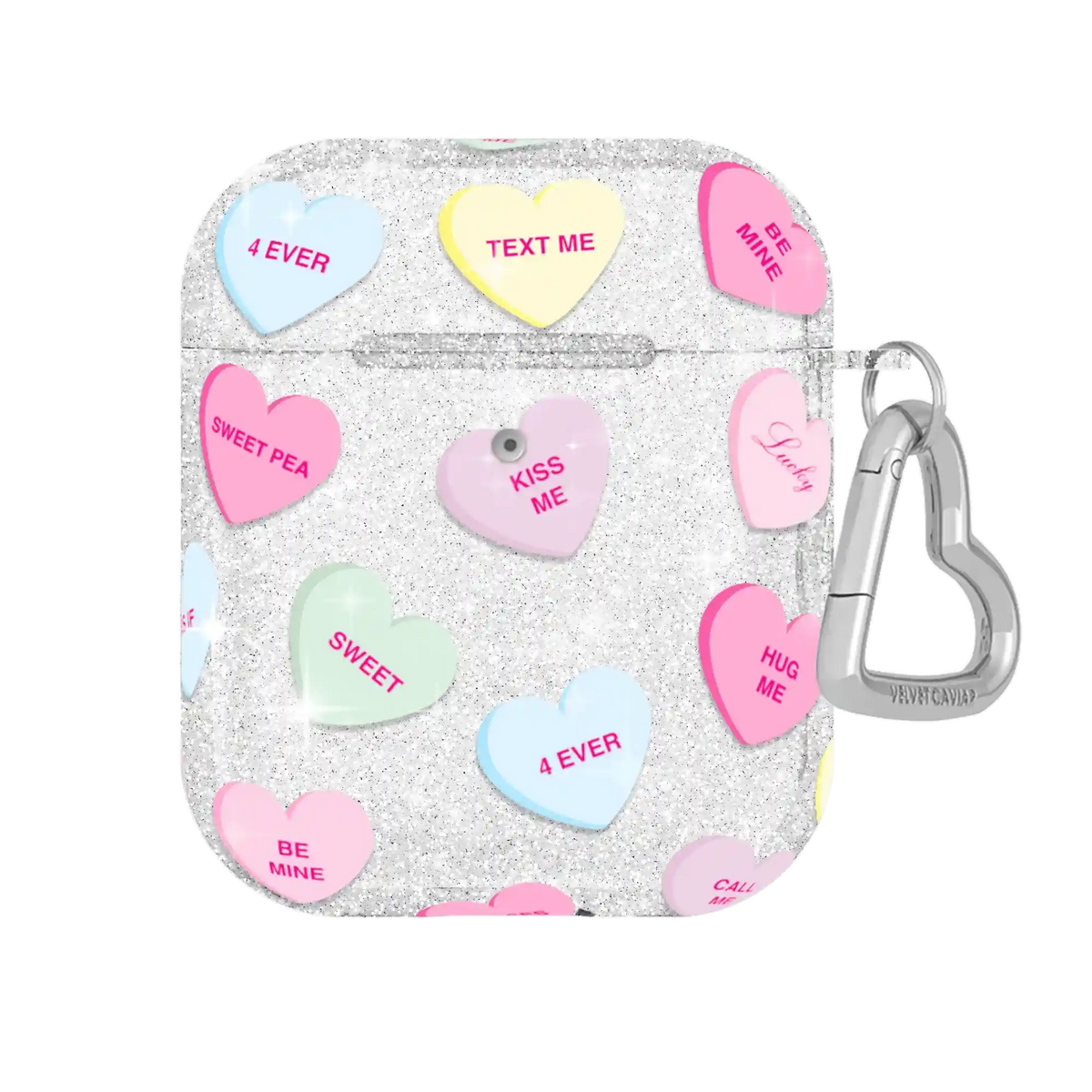 Sweet Hearts Glitter AirPod Case