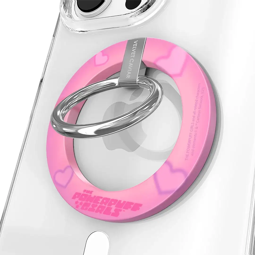 The Powerpuff Girls Airbrush Hearts MagSafe Grip Ring