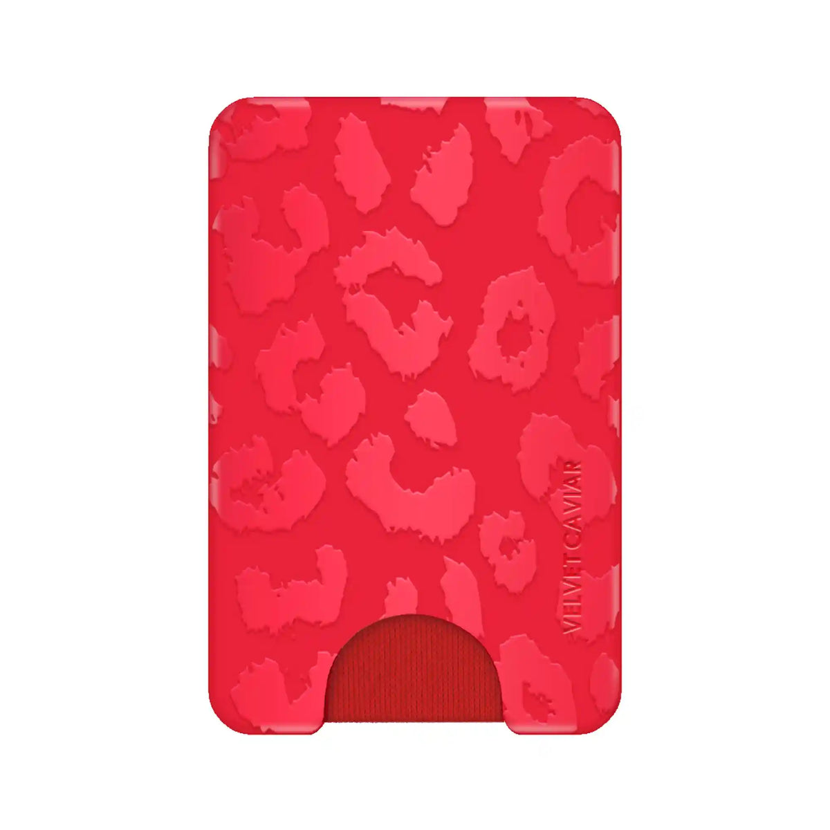 Red Leopard MagSafe Wallet