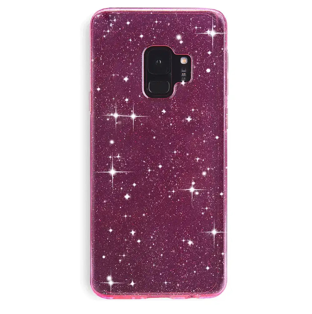 Pink Stardust Glitter Samsung Case