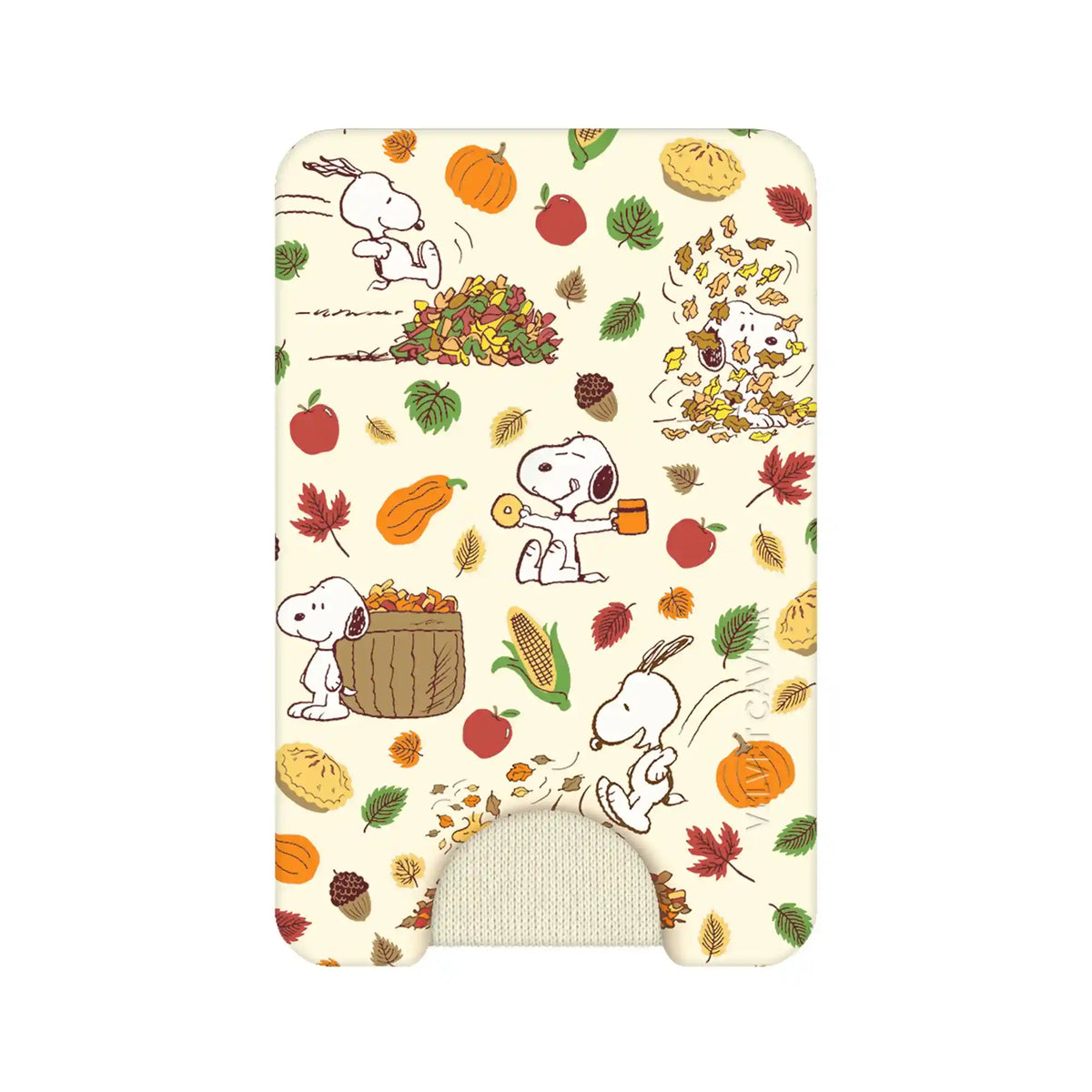 Snoopy Autumn Leaves MagSafe Wallet